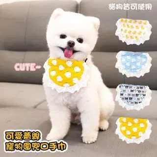 寵物圍兜 公主蕾絲口水巾 佈偶貓咪可愛圍脖 蝴蝶結三角巾 圍嘴 項圈 8EMF 歷史價格詳細信息