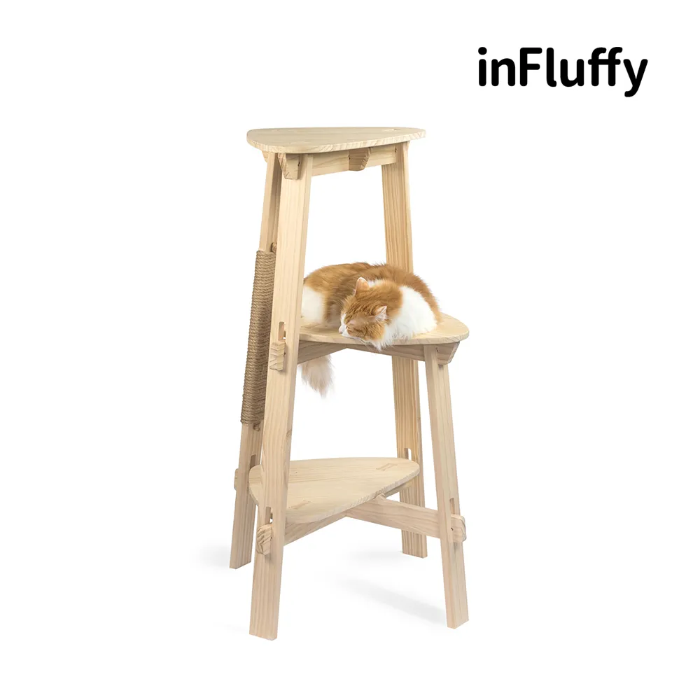 inFluffy  貓咪兩用外出艙 含毛絨睡墊 貓用 外出籠 外出包 外出箱 寵物用品 寵物外出 貓窩 貓睡墊 歷史價格詳細信息