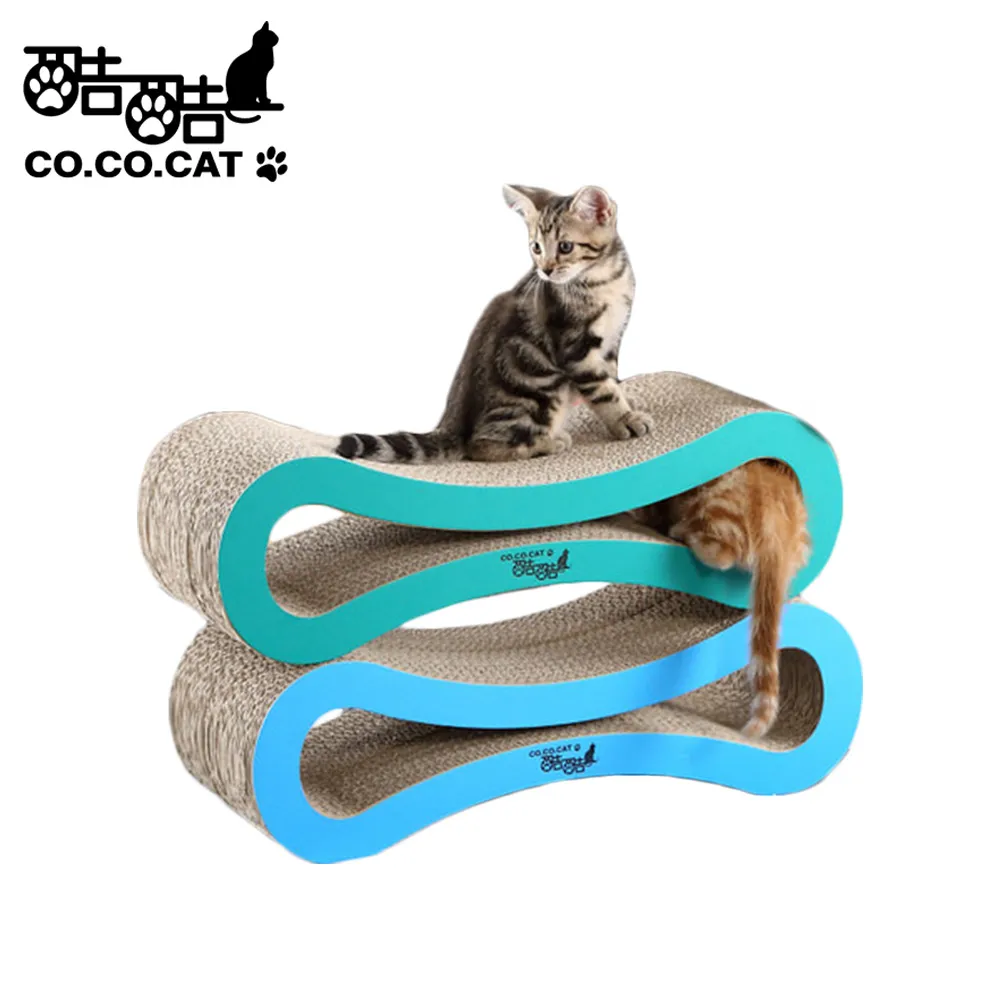 【Co.Co.Cat 酷酷貓】小波浪(100%台灣製紙箱貓抓板-隨機不挑色) 歷史價格詳細信息