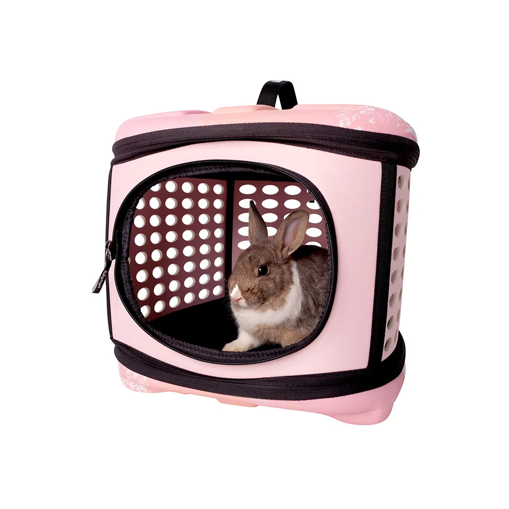 IBIYAYA依比呀呀-FC1007 輕巧摺疊寵物提包-烟粉 歷史價格詳細信息