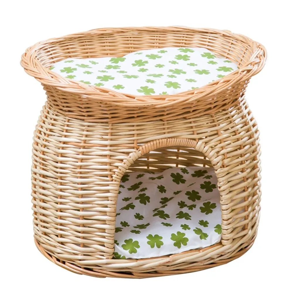 藤編寵物窩 熊耳朵涼蓆寵物窩 歷史價格詳細信息