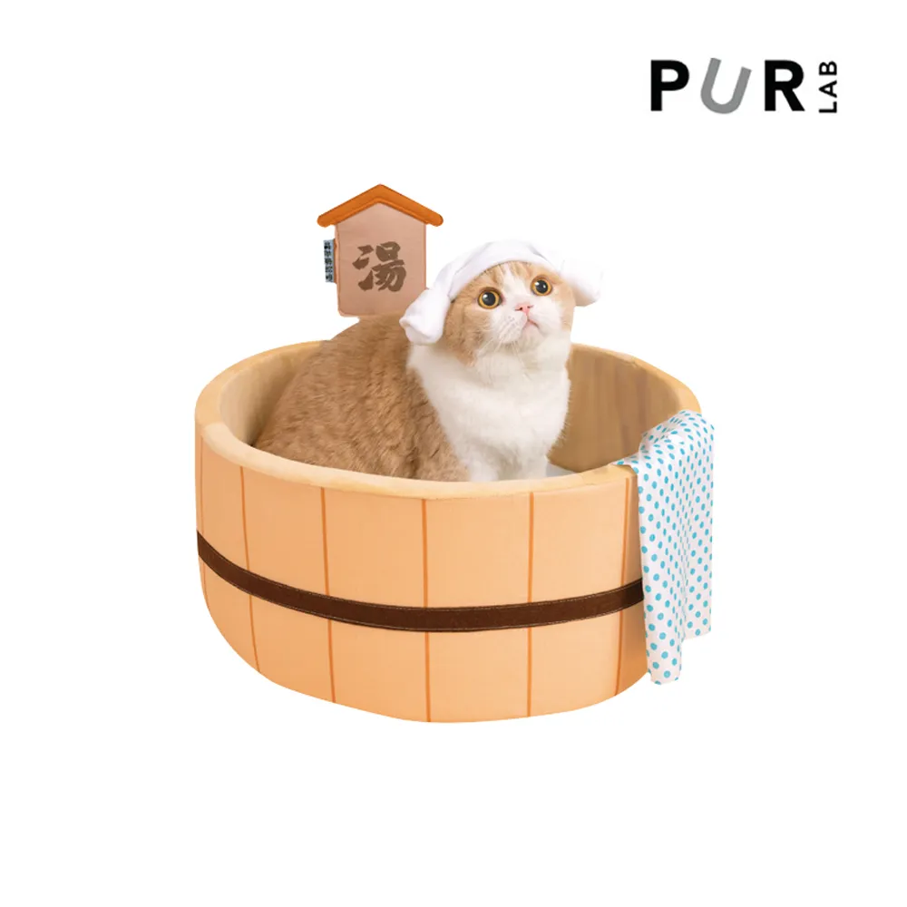 PurLab 溫泉湯貓抓板 貓抓板 溫泉 湯屋 貓玩具 貓用品 寵物用品 抓板 貓窩 紙抓板 瓦愣紙 歷史價格詳細信息