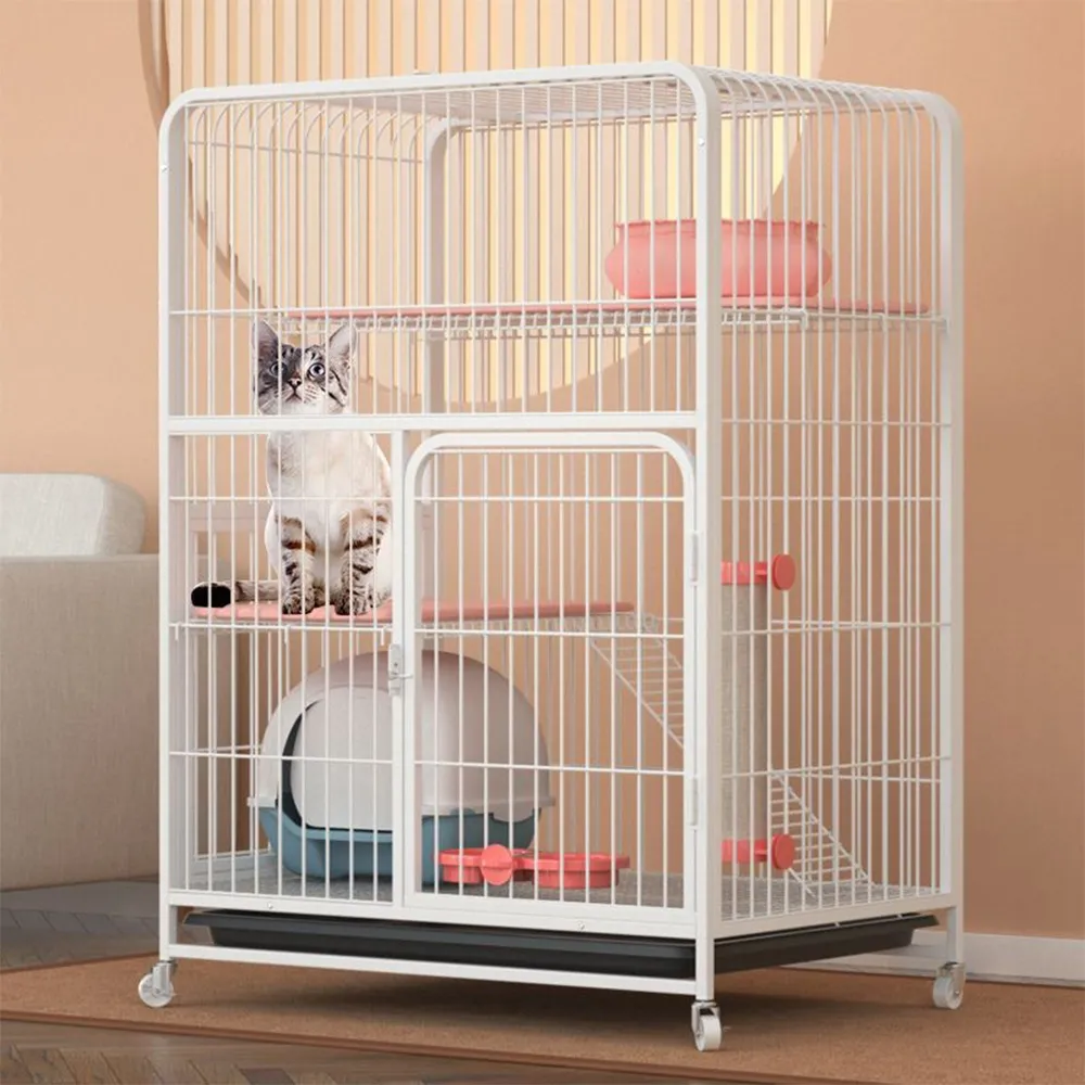 貓籠子 貓別墅  貓咪籠  貓舍小三層   雙色可選豪華套餐4 價格比較,價格查詢,歷史價格詳細信息