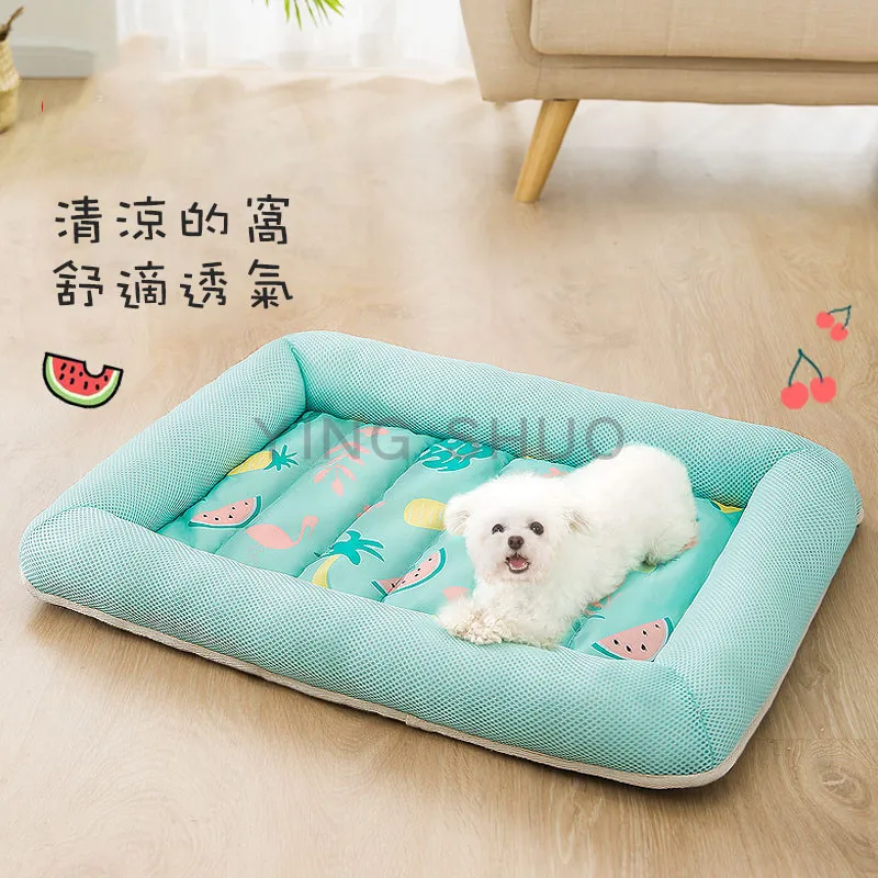 【寵物涼蓆墊】S (50*35cm) 寵物席子 寵物草蓆 貓咪狗狗犬用涼蓆 散熱墊 降溫草蓆 歷史價格詳細信息