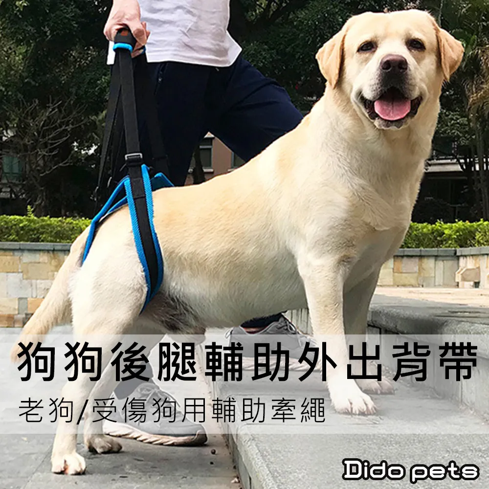 【Dido pets】狗狗後腿輔助背帶 老狗受傷狗用牽繩(PT132) 歷史價格詳細信息