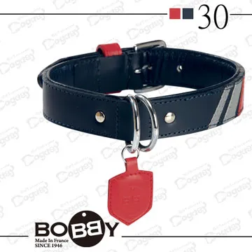 狗日子《Bobby》學院皮革拉繩 質感皮革短牽繩 中大型犬-藍、紅-寬1.8CM 歷史價格詳細信息