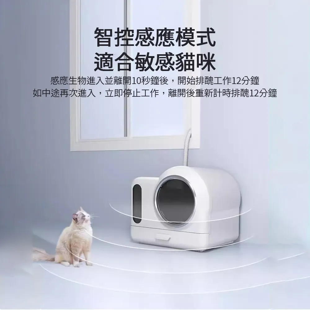 貓砂盆貓砂盆超大號全封閉防外濺貓廁所自動防臭貓屎盆貓砂墊貓沙盆 歷史價格詳細信息