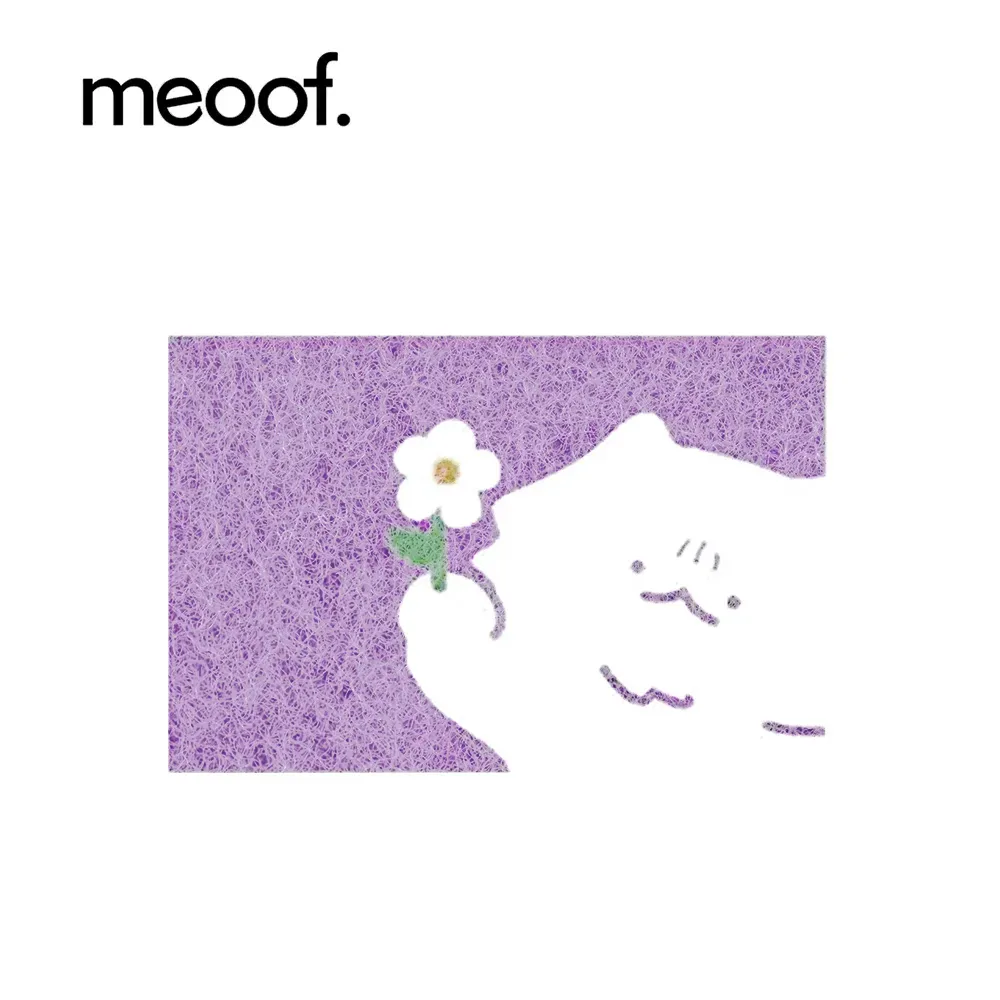 meoof 貓廁所落砂墊 貓砂墊 地墊 貓廁所配件 落砂墊 防貓砂 貓砂盆地墊 砂墊 造型 圖案地墊 寵物地墊 歷史價格詳細信息