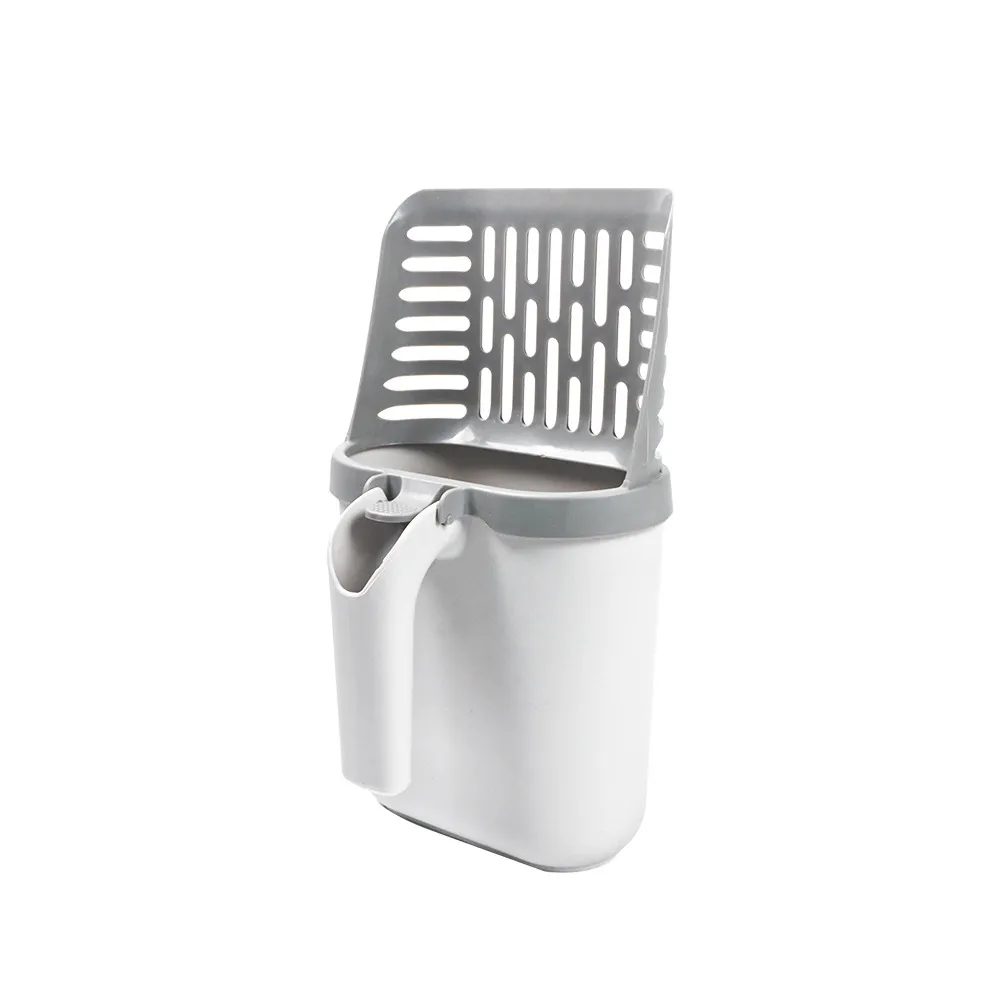 【貓砂鏟】一體式貓砂鏟 自帶垃圾桶 鏟屎便捷 垃圾袋 歷史價格詳細信息