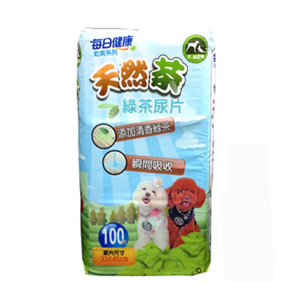 每日健康天然茶瞬間吸收綠茶清新除臭尿片 S33x45 M45x60 寵物尿布墊訓練用品  窩的毛王子 歷史價格詳細信息