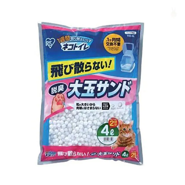 【IRIS】大玉脫臭貓砂 4L*3包組（TIO-4L）(矽膠砂/球砂) 歷史價格詳細信息