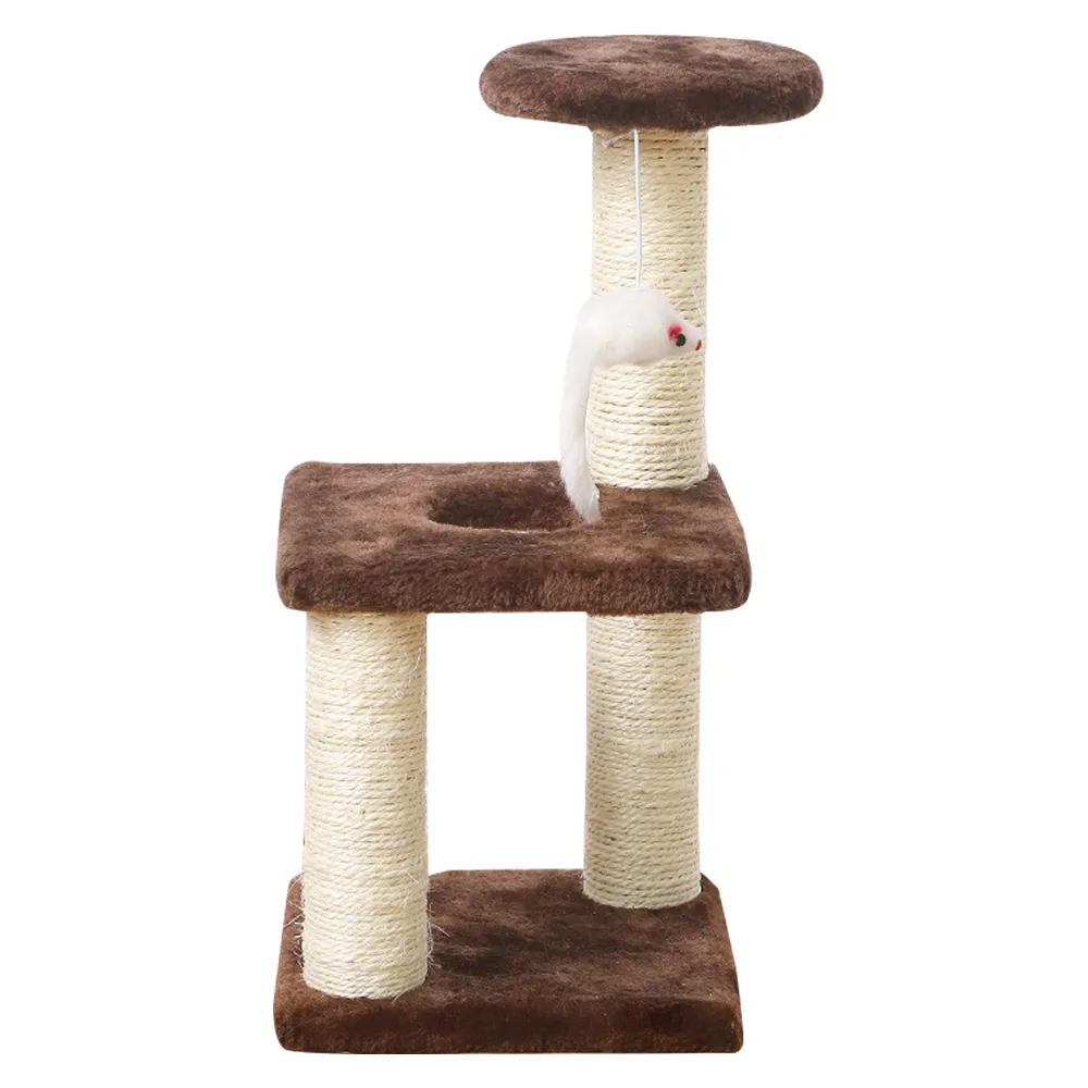 劍麻三層瞭望貓跳台 貓跳台 貓抓 貓樂園 瞭望台 三層貓跳台 貓益智玩具 劍麻柱 貓別墅 貓磨爪 貓玩具 貓爬架 歷史價格詳細信息