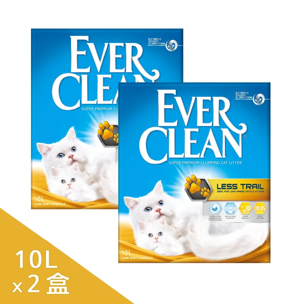 【EverClean 藍鑽】粗顆粒清香結塊貓砂22.5lb/10.2kg*2盒 歷史價格詳細信息