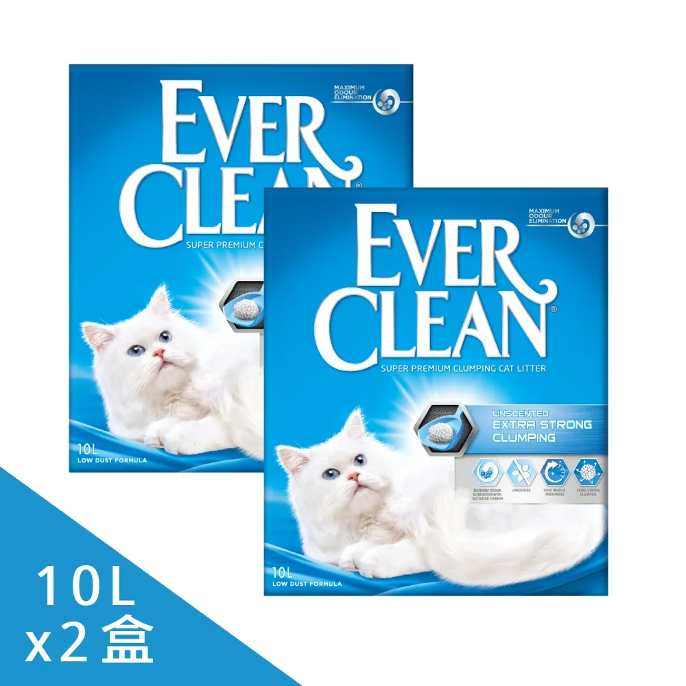 【2盒】【EverClean 藍鑽】強效凝結除臭貓砂25lb (11.3kg)_4款任選 歷史價格詳細信息