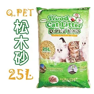 Q.PET  Wood Cat Litter環保松木砂25L 貓兔小動物皆適用【免運】『WANG』 歷史價格詳細信息