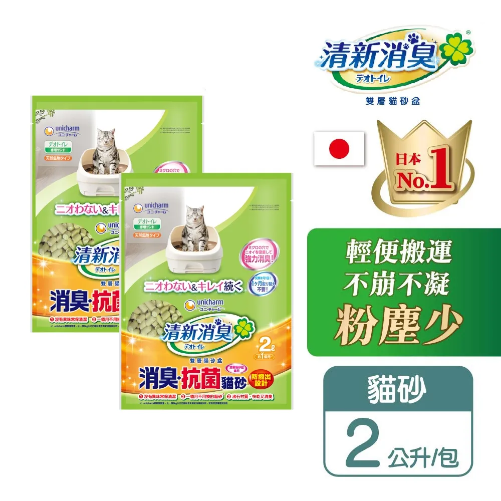 日本Unicharm 消臭大師 清新消臭雙層貓砂盆半罩1組 歷史價格詳細信息