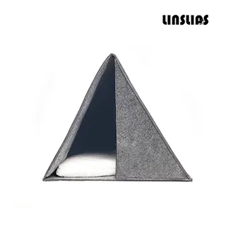 LINSLINS 三角毛氈窩 睡窩  狗窩 睡覺 床 毛氈窩 三角形窩 歷史價格詳細信息