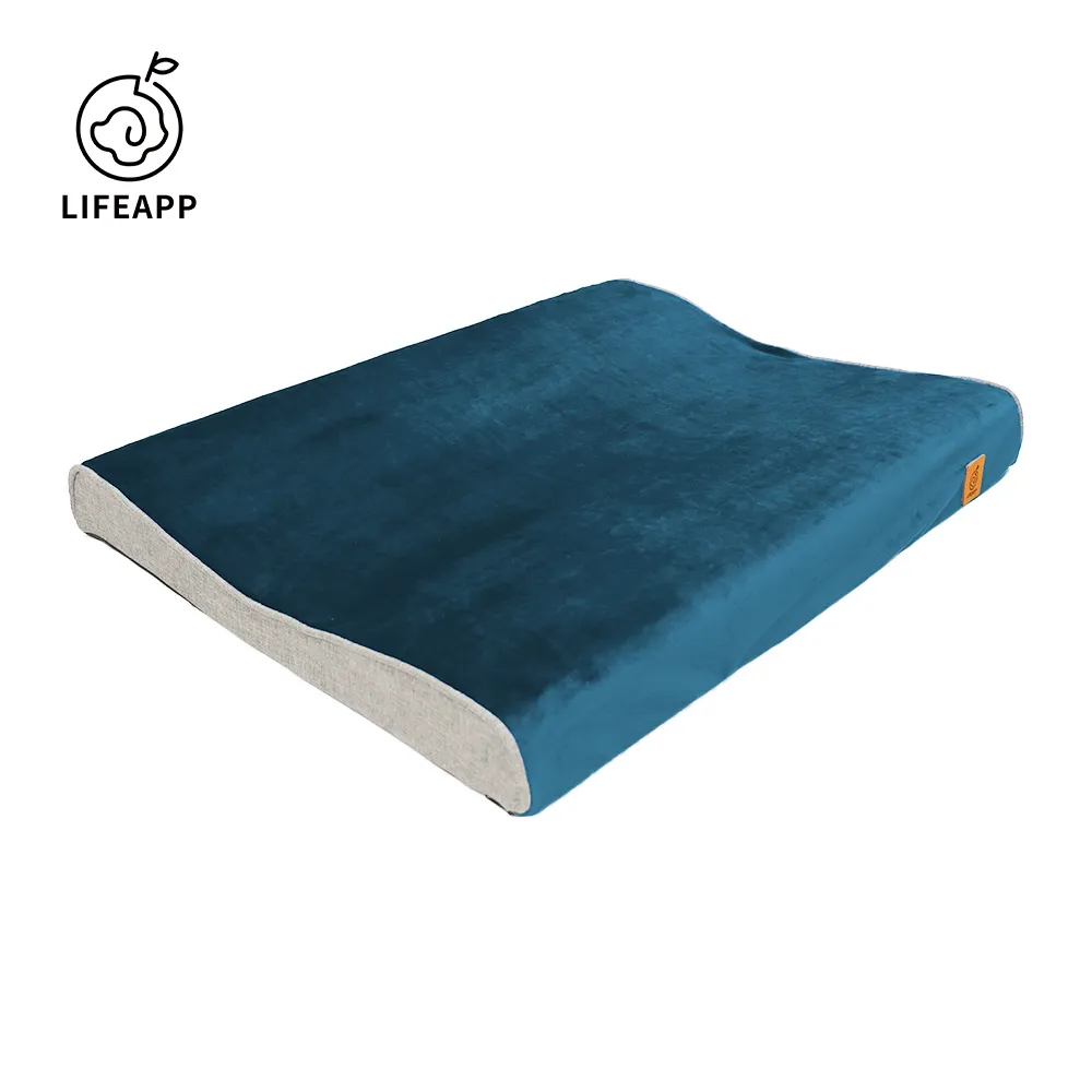LIFEAPP 寵物緩壓睡墊 尊爵堡/ 紫 藍 / XS  舒適 透氣 可清水洗 防滑 老犬適合 狗狗貓貓 歷史價格詳細信息