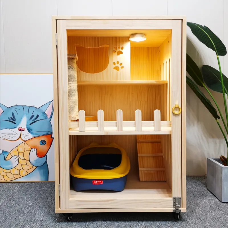 貓籠子貓咪別墅貓窩貓屋小雙層雙色可選(乳白色 黑色) 歷史價格詳細信息