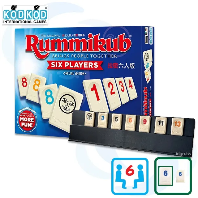 拉密 六人版 Rummikub XP 拉密6人標準版 高雄龐奇桌遊 歷史價格詳細信息