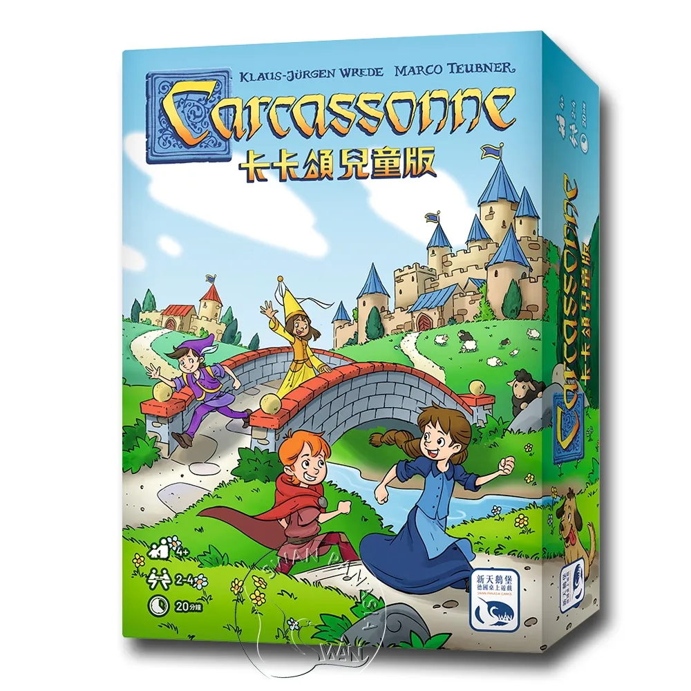 卡卡頌兒童版 2021新美術版 CARCASSONNE JUNIOR 繁體中文版 高雄龐奇桌遊 歷史價格詳細信息