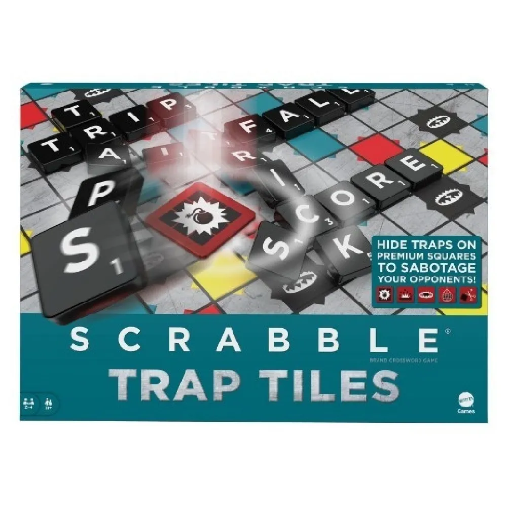 英文拼字遊戲進階版 SCRABBLE TRAP TILES 高雄龐奇桌遊 歷史價格詳細信息