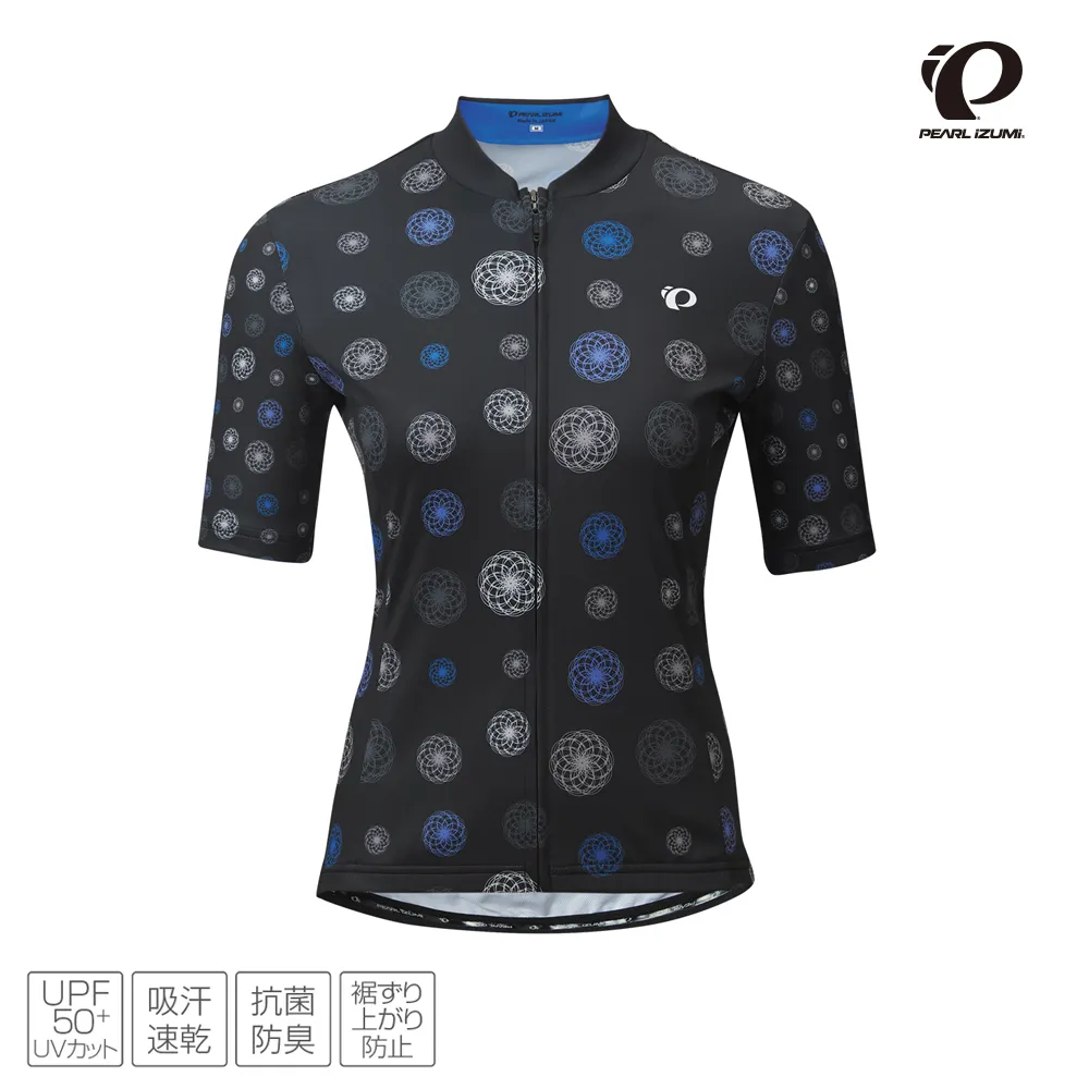 【Pearl izumi】W621-B-1 專業級合身女性短袖車衣 黑底白圈 歷史價格詳細信息
