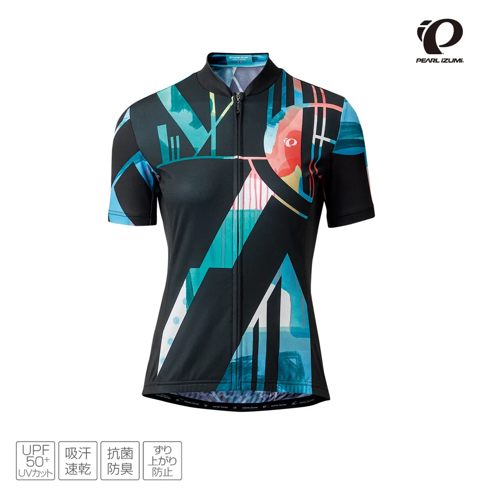 【Pearl izumi】W621-B-4 專業級 抗UV女性短袖車衣 黑底幾何 歷史價格詳細信息