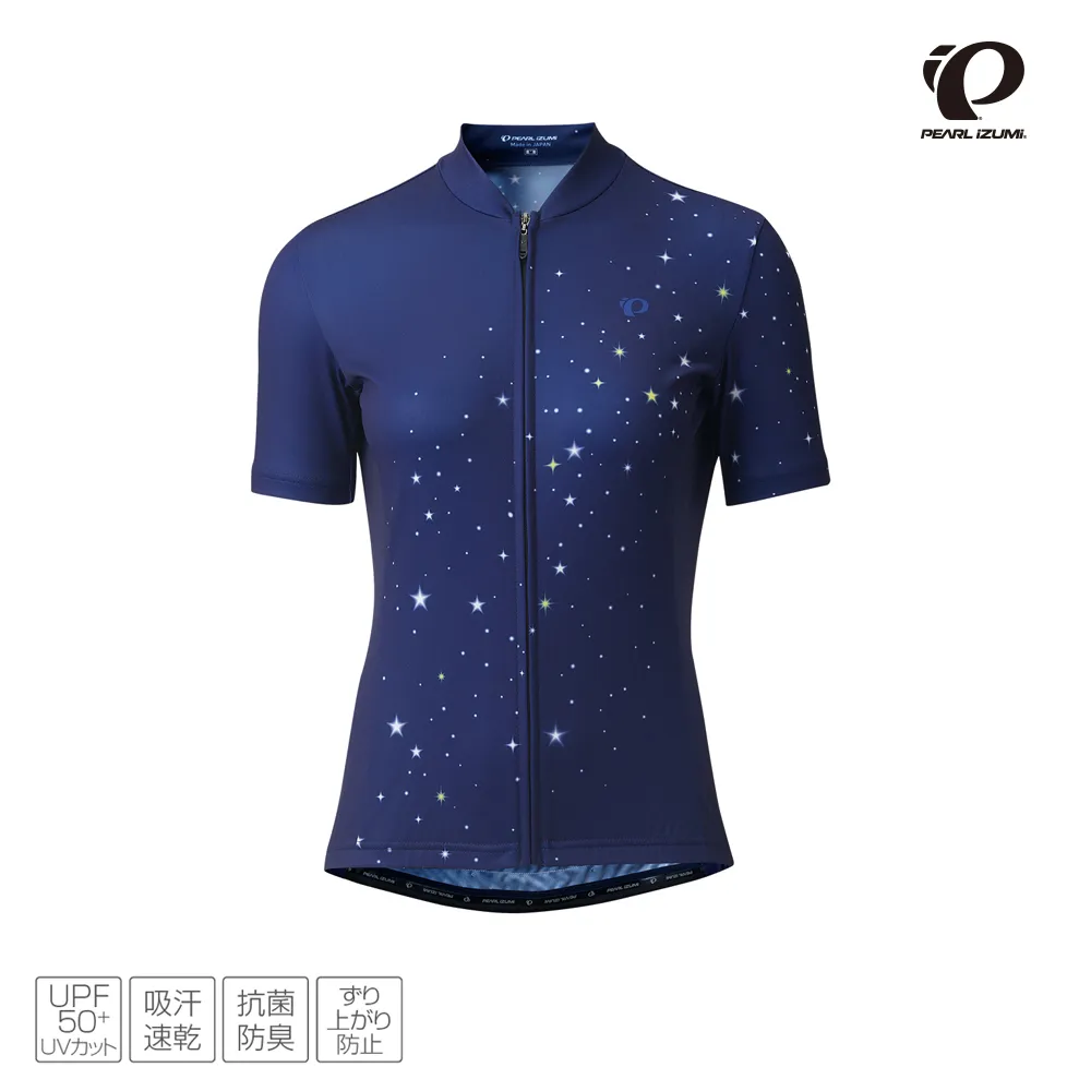 【Pearl izumi】W621-B-5 專業級 抗UV女性短袖車衣 藍底星空 歷史價格詳細信息