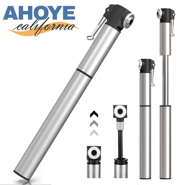 【Ahoye】輕量自行車高壓打氣筒 (附車管夾) 攜帶式打氣筒 迷你打氣筒 歷史價格詳細信息