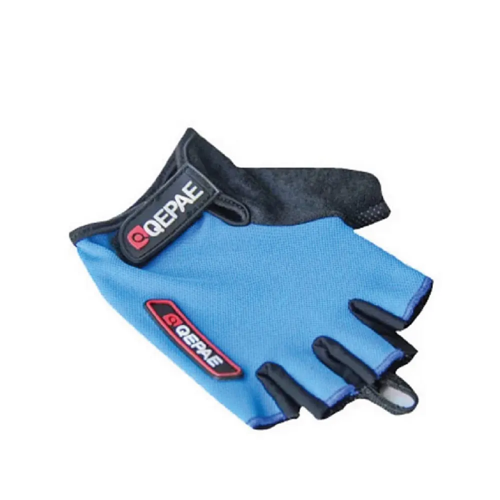 【路達自行車衣百貨】QEPAE  矽膠橫條反光自行車手套 17820005 藍色 歷史價格詳細信息