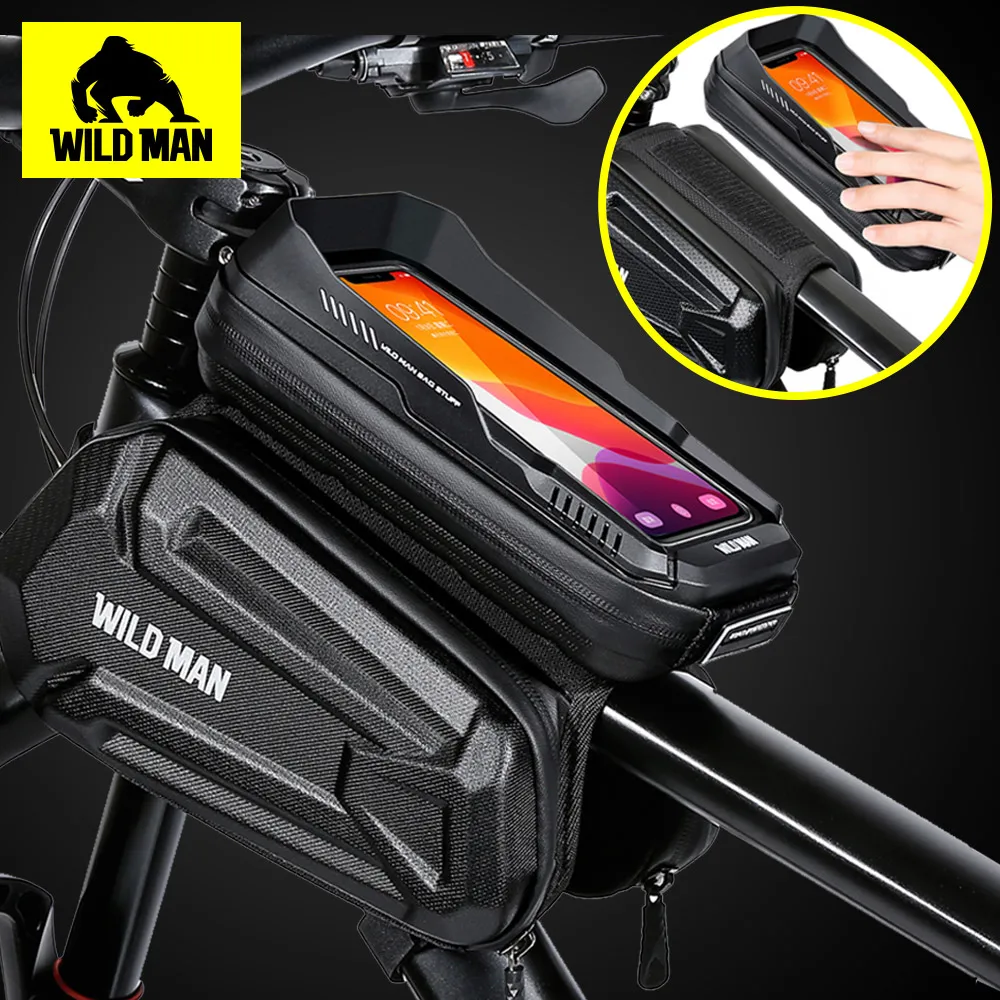 自行車包前梁袋馬鞍包前包騎行袋騎行戶外自行車手機袋防水山地自行車前梁包自行車馬鞍包車迷辰 歷史價格詳細信息