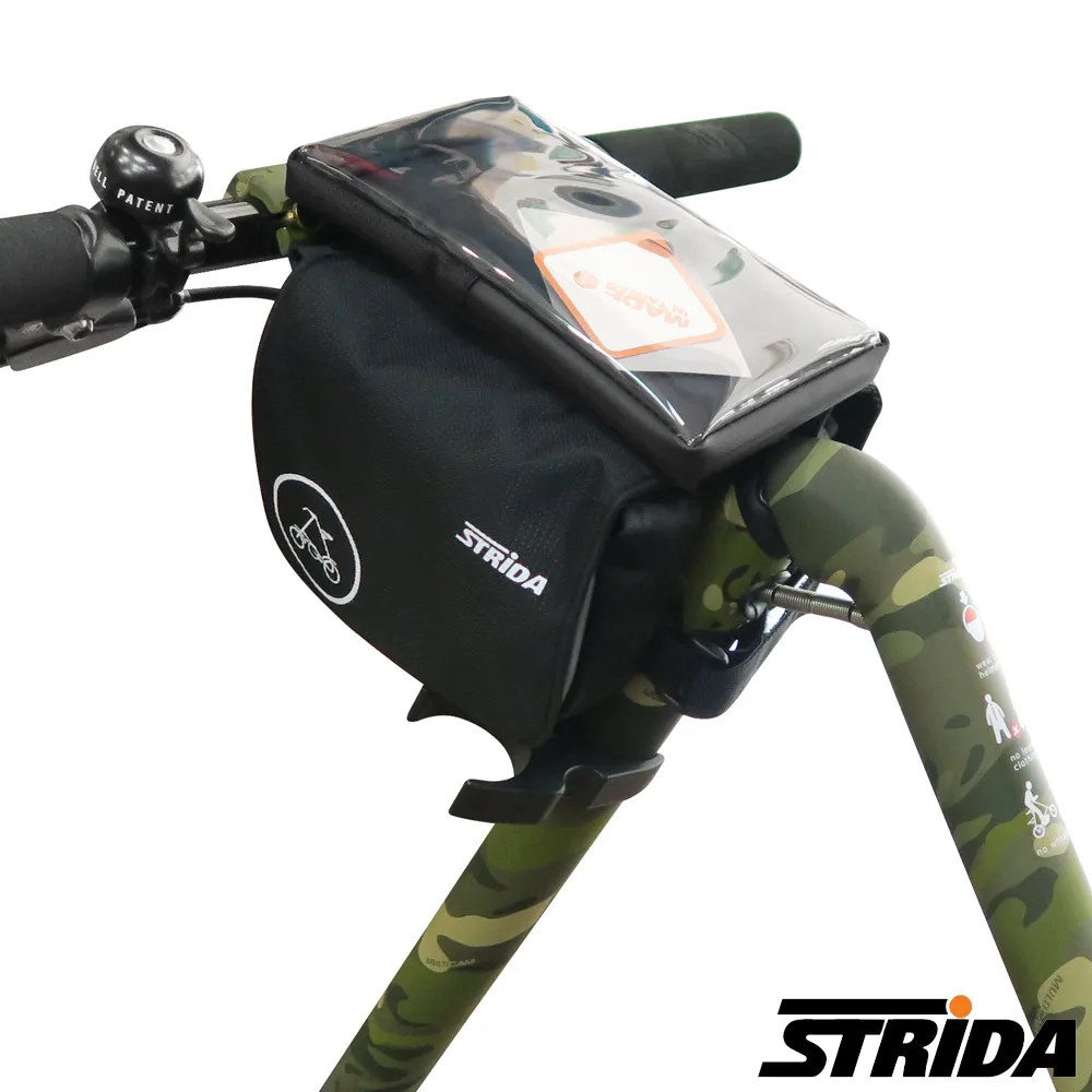 STRIDA 上管馬鞍包+防水6吋手機袋-黑色 歷史價格詳細信息