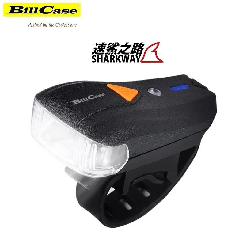 速鯊之路 SharkWay 120度廣角 360度旋轉USB充電式高亮度自行車燈+警示紅燈特惠組 歷史價格詳細信息