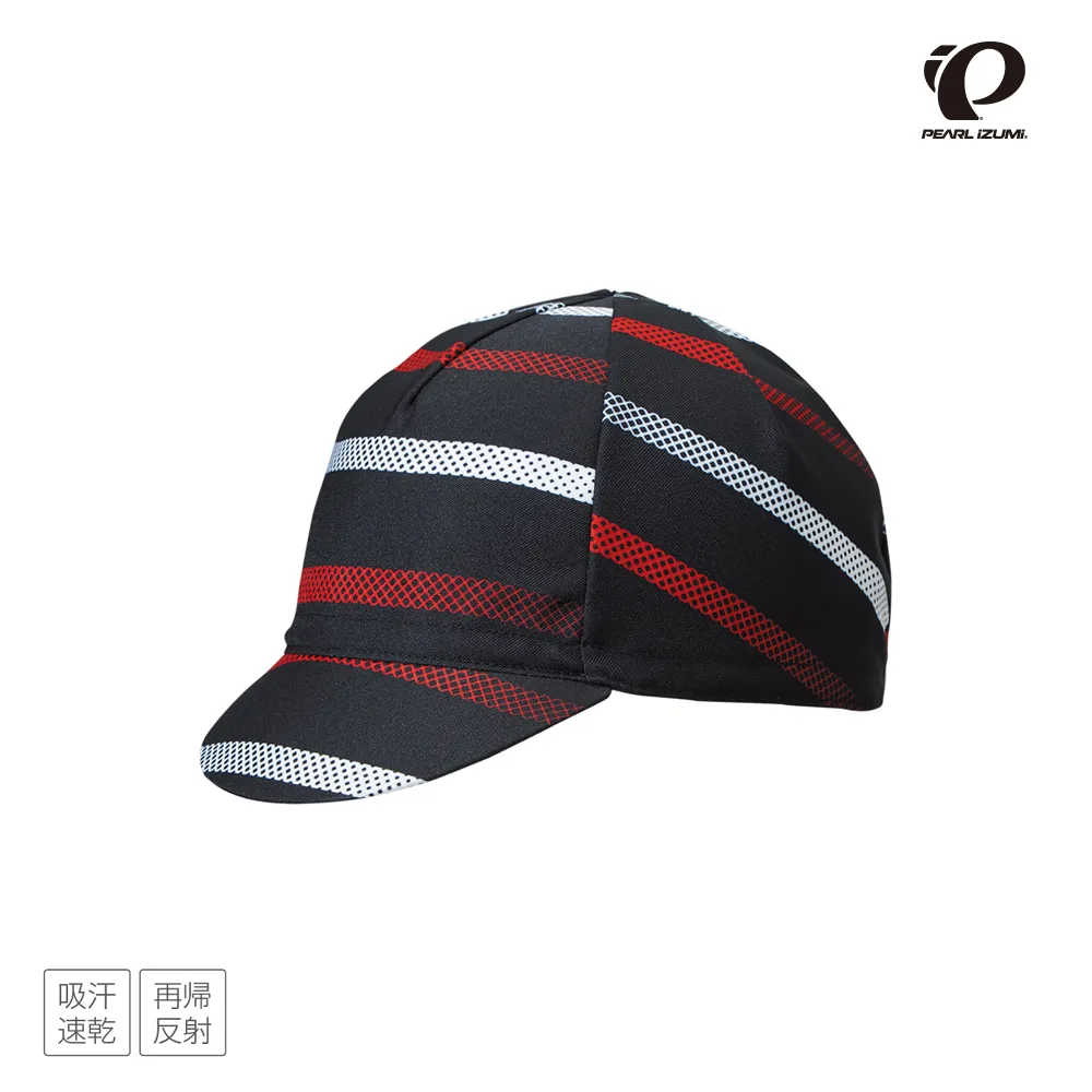 【Pearl izumi】471-15 騎行小帽 紅黑綠線條  吸濕排汗/遮陽 歷史價格詳細信息