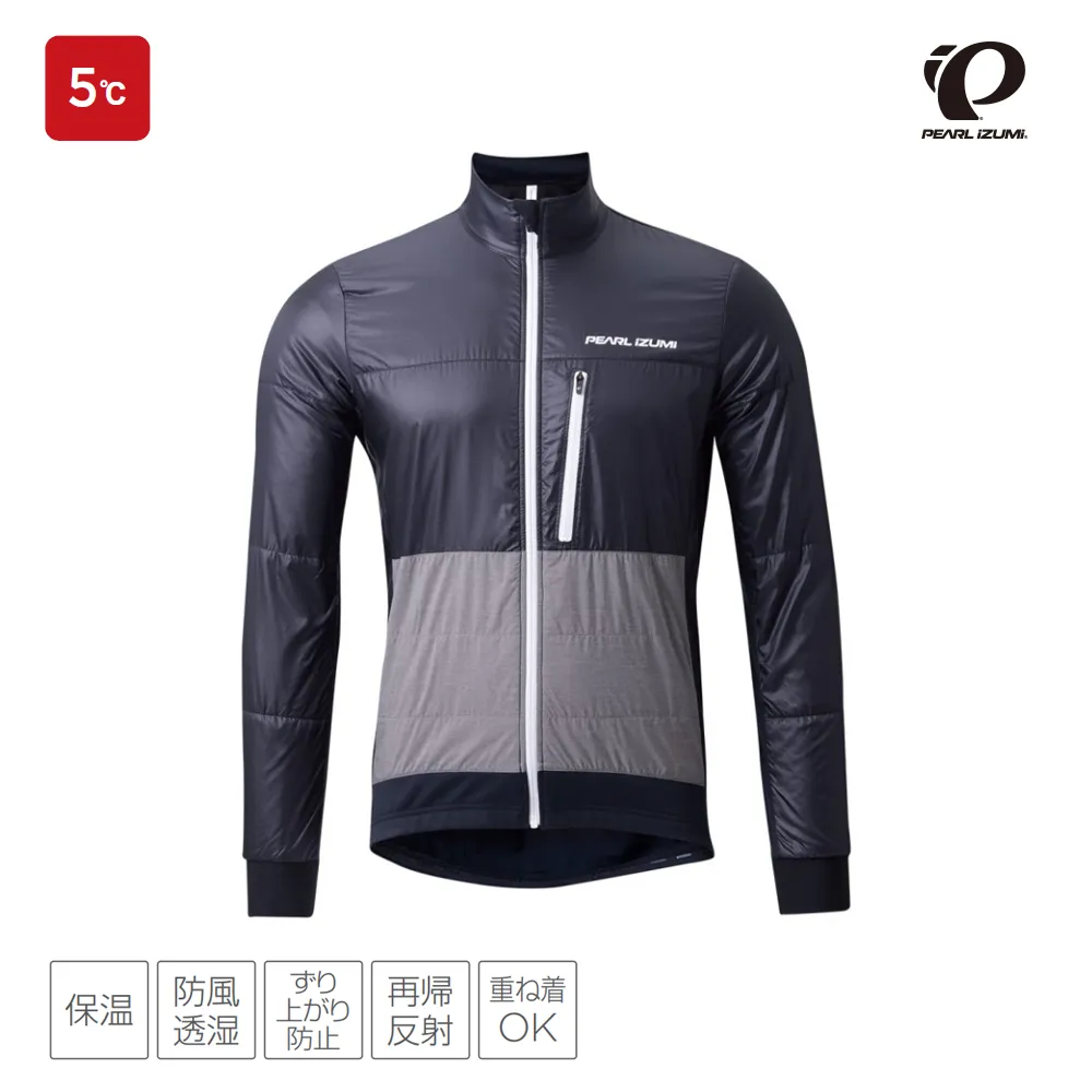 【Pearl izumi】3700-BL-4 輕量 5度C 保暖防風長車衣 黑藍 歷史價格詳細信息