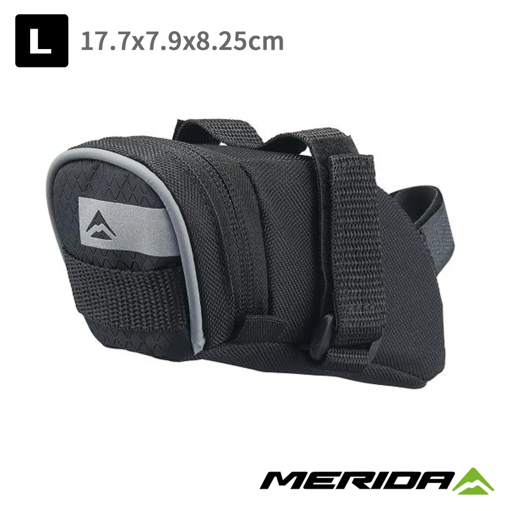 【MERIDA 美利達】自行車座墊包 黑/灰 L號(車包/坐墊包/包袋/收納/置物/單車) 歷史價格詳細信息
