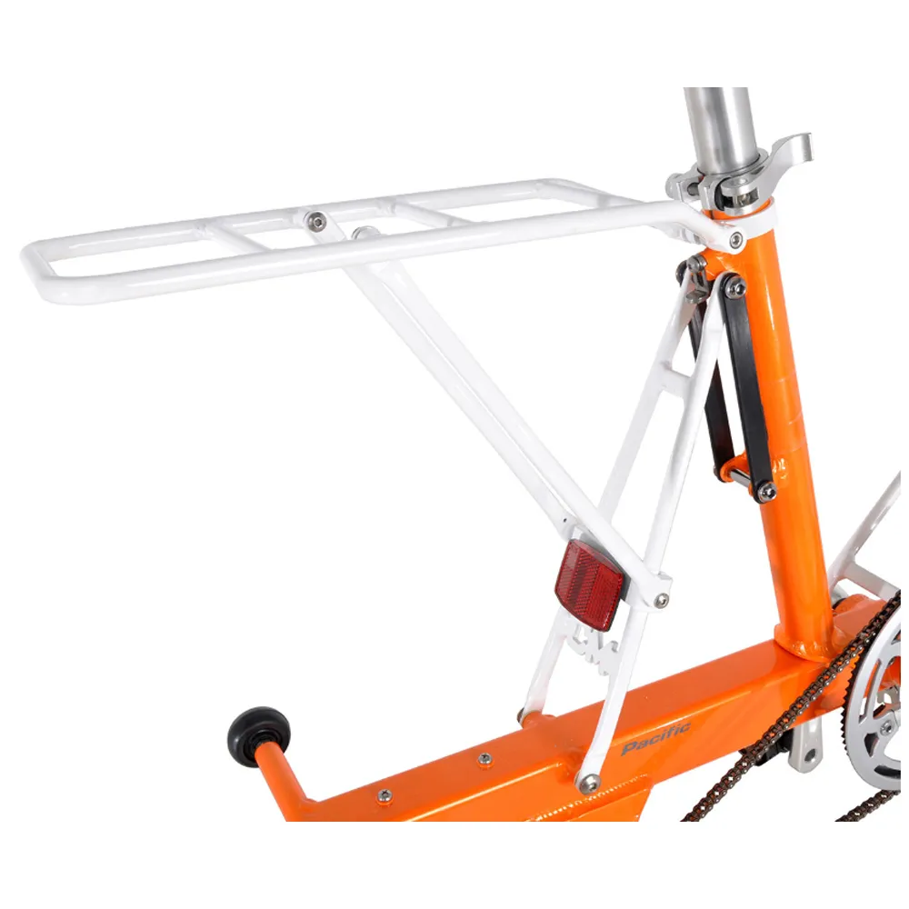 【CarryMe】SD 8吋充氣胎版單速鋁合金折疊腳踏車-鮮橙橘(情人節禮物 生日禮物 通勤腳踏車) 歷史價格詳細信息