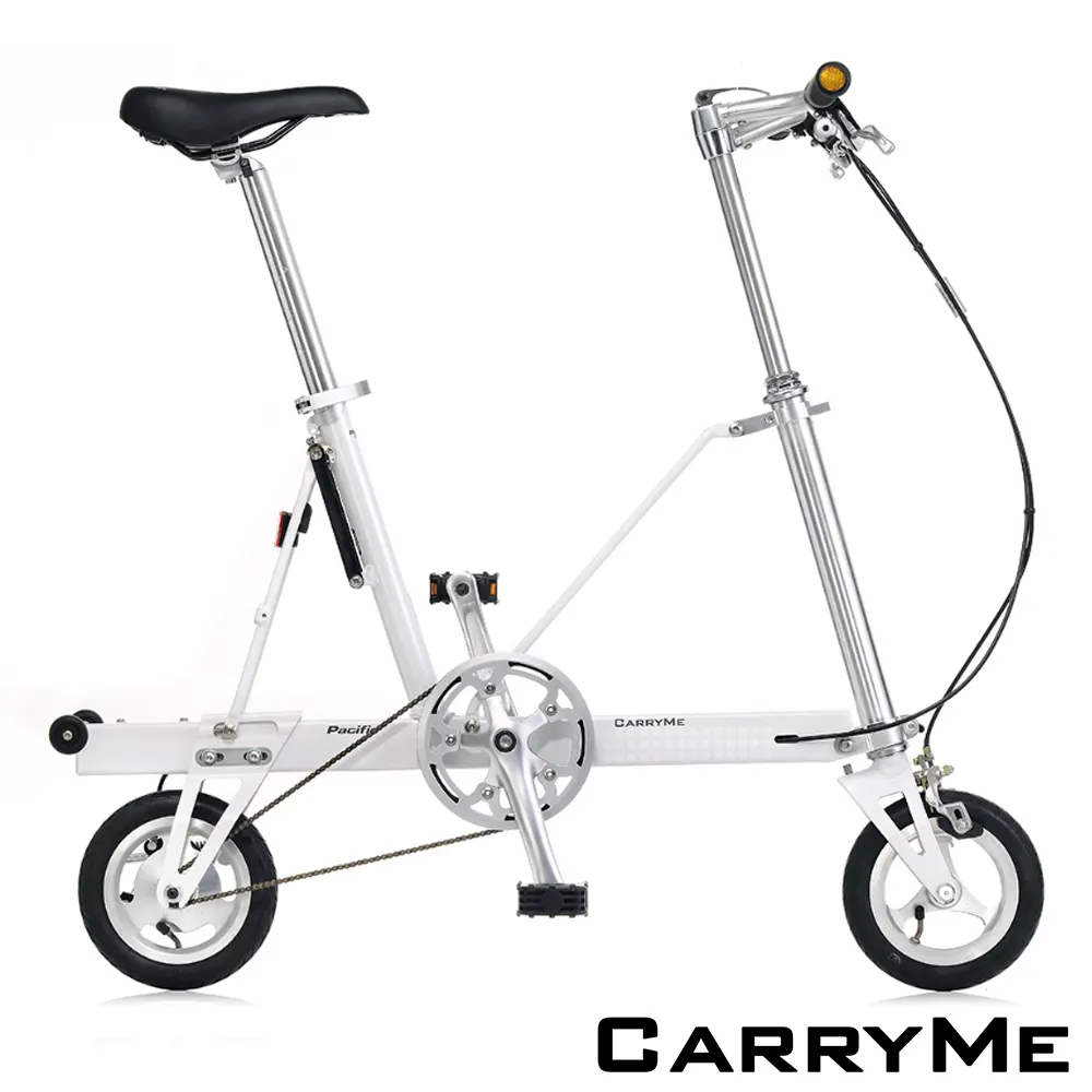 【CarryMe】SD 8吋充氣胎版單速鋁合金折疊腳踏車-鮮橙橘(情人節禮物 生日禮物 通勤腳踏車) 歷史價格詳細信息