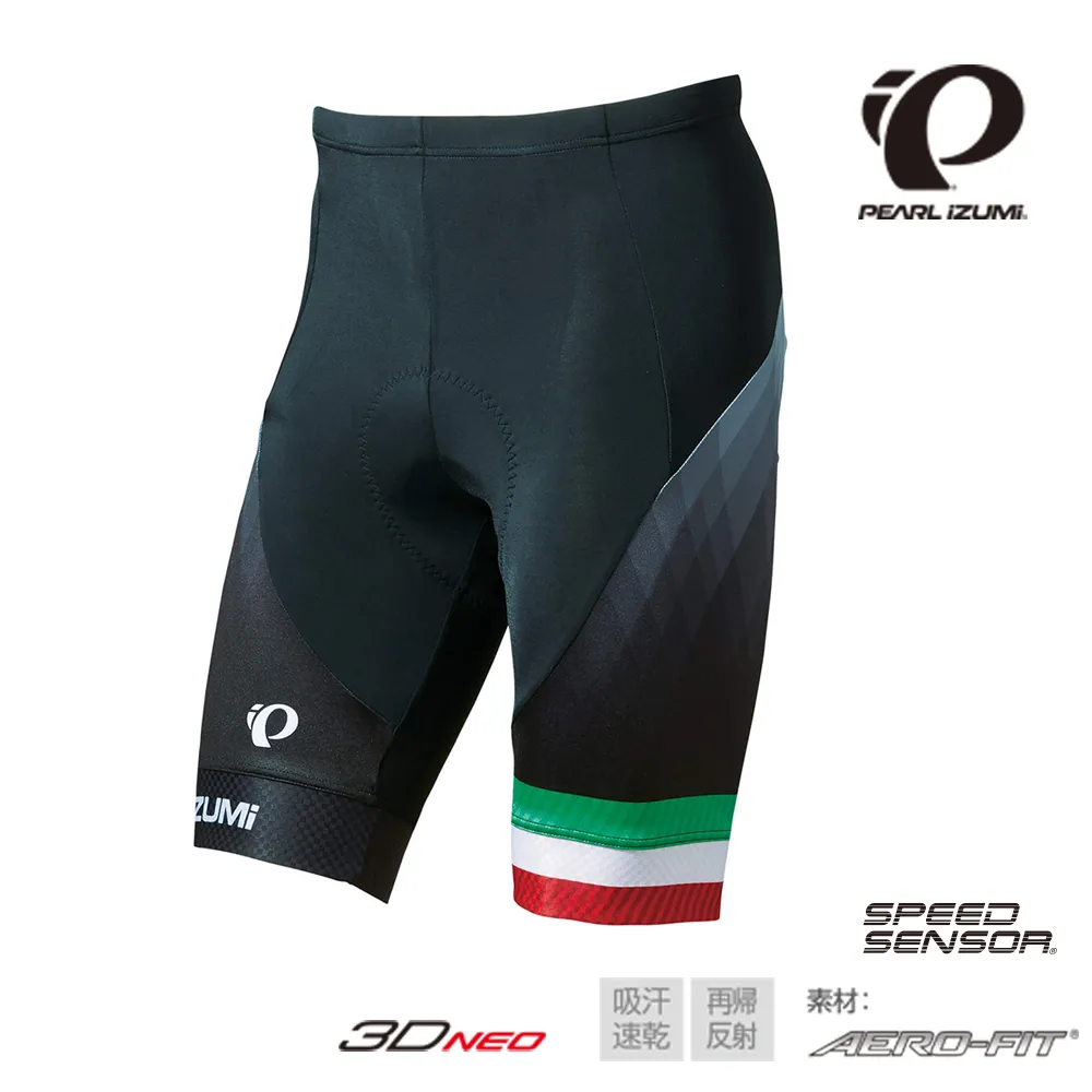 【PEARL iZUMi】吸汗速乾男短車褲 黑 200-3DE-3 22(春夏車褲/入門車褲/單車/運動/自行車/日本製) 歷史價格詳細信息
