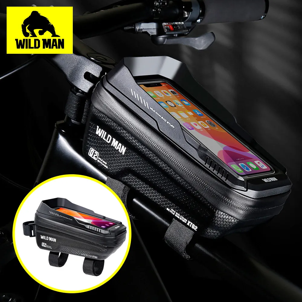 WILD MAN自行車三角包硬殼山地車前梁包公路車前管包騎行裝備自行車包 後架包 橫梁包 車尾包 歷史價格詳細信息