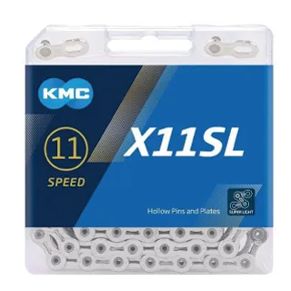 【KMC X11SL 銀色 超輕量鏈條】台灣製 原廠盒裝 11速 118目 送快扣 桂盟 銀鏈條 鍊條(玩色單車) 歷史價格詳細信息