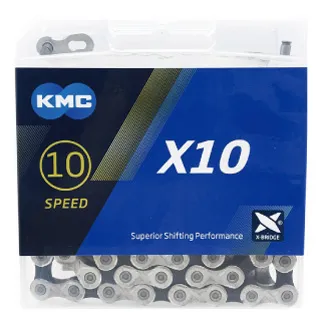 【KMC X10 10速 銀/黑 鏈條】附快扣 10 SPEED 116目 盒裝 公司貨 鏈條 玩色單車 歷史價格詳細信息
