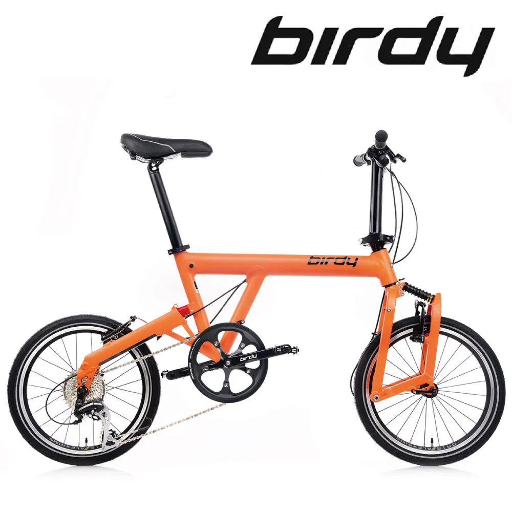 【Birdy】NewClassic 8速18吋鋁合金經典圓管摺疊腳踏車車/小折-陽光橘(圓管鳥 鳥車經典 摺疊車款) 歷史價格詳細信息