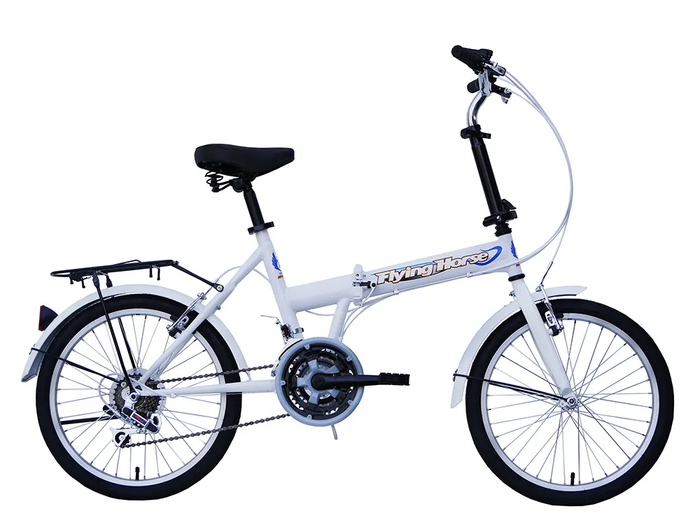 《飛馬》20吋折疊式6段變速親子車-白／紫 520-21 歷史價格詳細信息