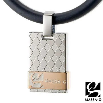 MASSA-G Deco純鈦系列 菱格經典-黑色菱格 鍺鈦項鍊 歷史價格詳細信息