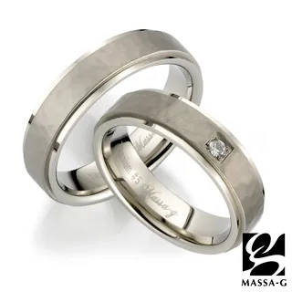 MASSA-G DECO系列 Double Ring【Sware】 鈦金對戒 歷史價格詳細信息