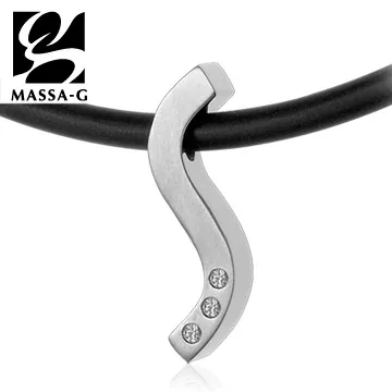 MASSA-G Deco純鈦系列 菱格經典-黑色菱格 鍺鈦項鍊 歷史價格詳細信息