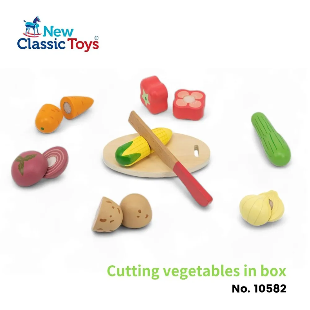 【荷蘭New Classic Toys】蔬果籃切切樂 10589 歷史價格詳細信息