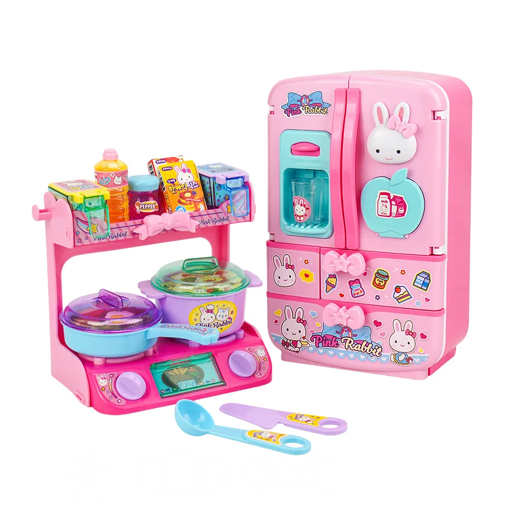 粉紅兔仿蛋糕甜點便利店家家酒(精緻小甜點+條碼槍)(附粉紅兔公仔)(授權21007) 歷史價格詳細信息